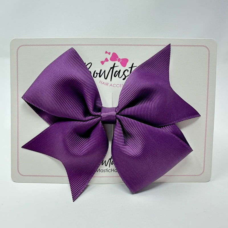 5 Inch Flat Bow - Amethyst