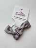 1.75 Inch Bow Thin Elastic - Silver - 2 Pack