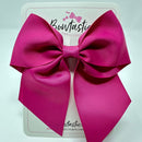 5 Inch Cheer Bow - Raspberry Rose