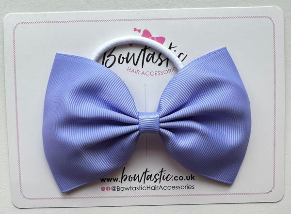 4.5 Inch Tuxedo Bow Bobble - Iris