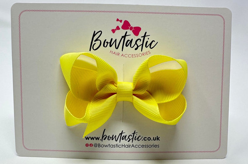 3 Inch Bow - Lemon