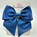 5 Inch Cheer Bow - Light Navy
