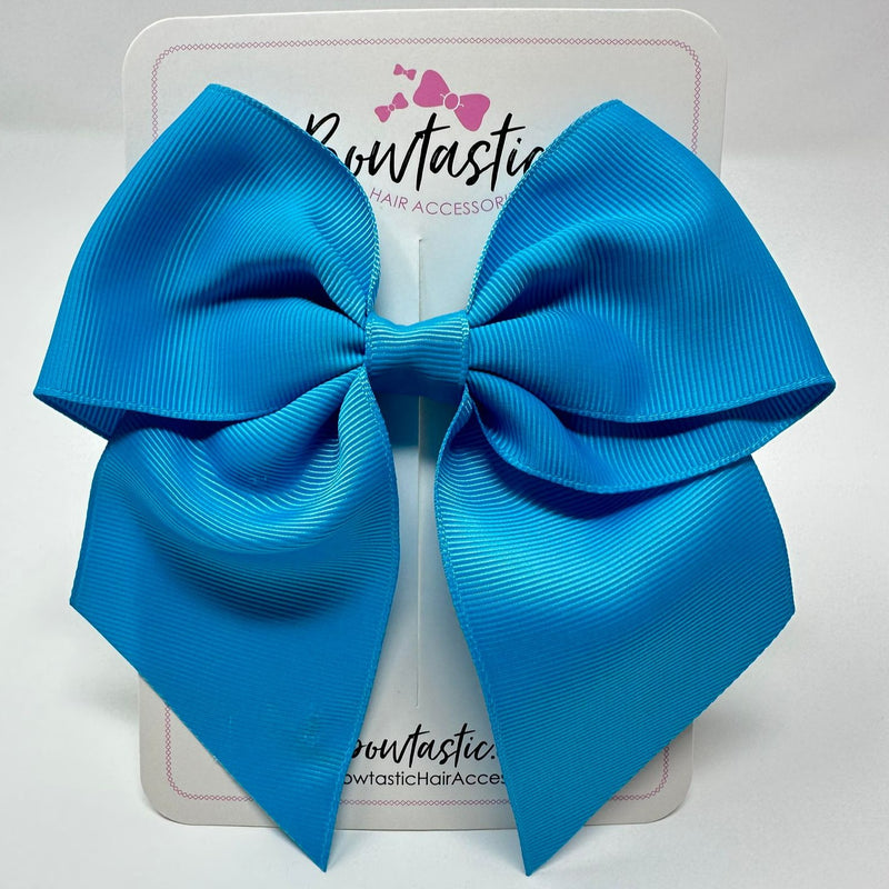 5 Inch Cheer Bow - Turquoise