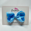 3.5 Inch Bow - Blue Topaz