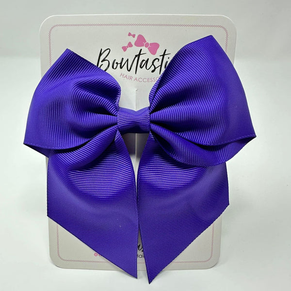 5 Inch Cheer Bow - Regal Purple