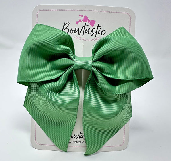 5 Inch Cheer Bow - Sage Green