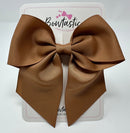 5 Inch Cheer Bow - Chipmunk
