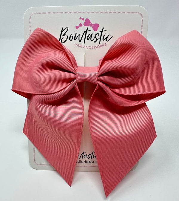 5 Inch Cheer Bow - Dusty Rose