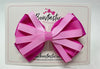 4 Inch Loop Bow - Tulip, Rose Bloom & Garden Rose