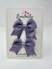 2.5 Inch Tail Bows - Thistle - 2 Pack