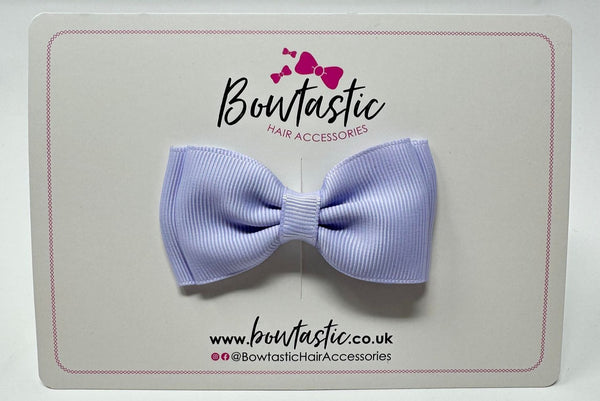 3 Inch Flat Double Bow - Lilac Mist