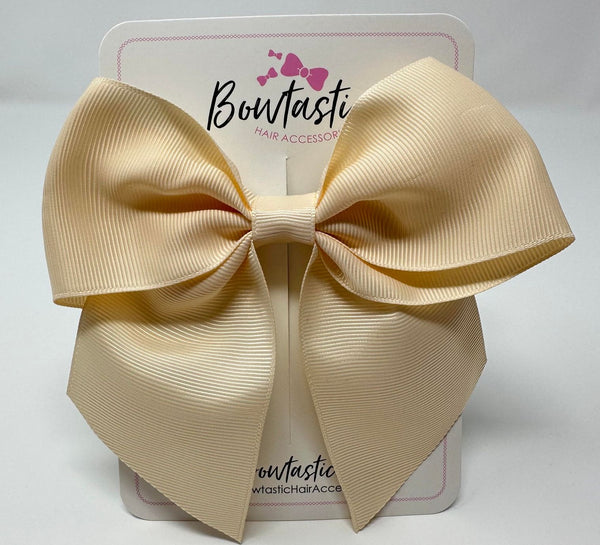 5 Inch Cheer Bow - Nude