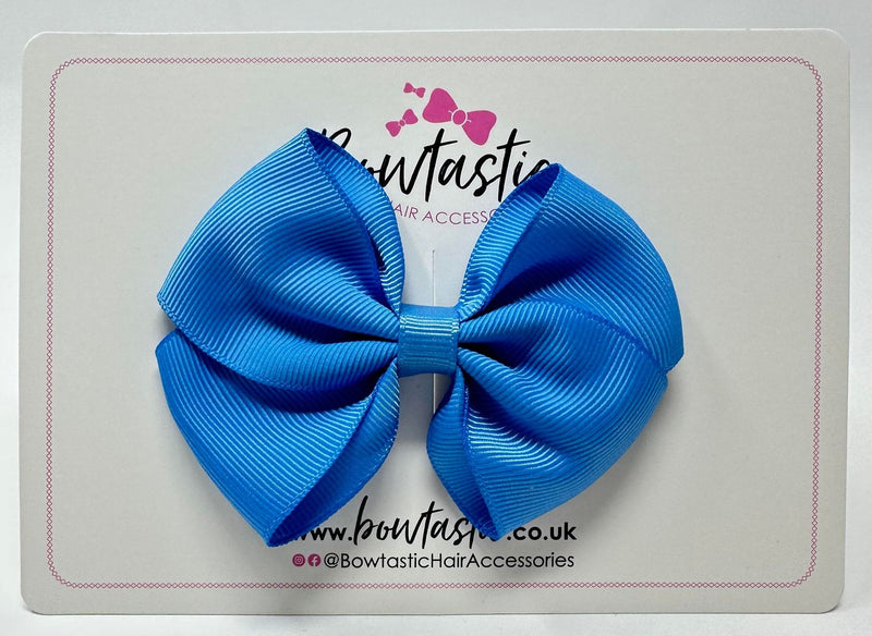 3.5 Inch Flat Bow - Porcelain Blue