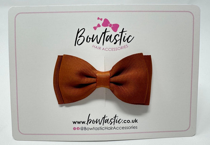 3 Inch Flat Double Bow - Copper