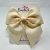 5 Inch Cheer Bow - Cream