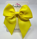 5 Inch Cheer Bow - Lemon