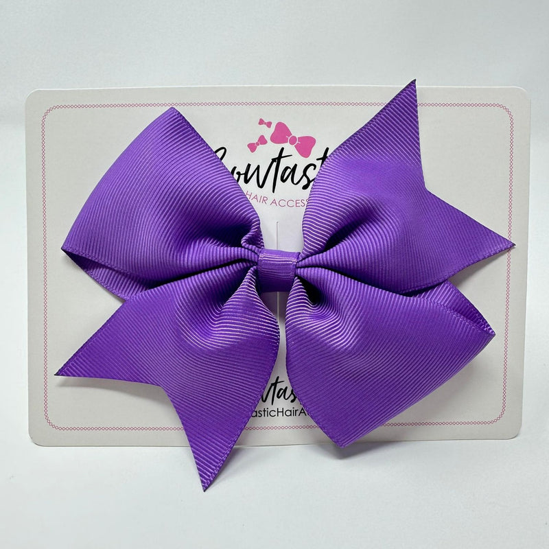 5 Inch Flat Bow - Grape