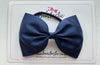 4.5 Inch Tuxedo Bow Bobble - Navy