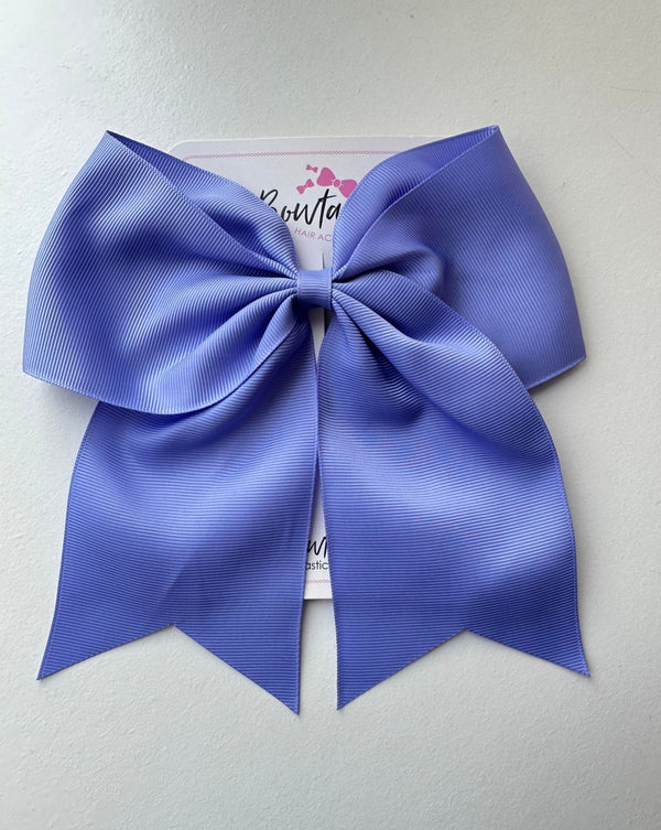 7 Inch Cheer Bow - Iris