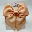 5 Inch Cheer Bow - Petal Peach