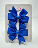 3 Inch Pinwheel Bow - Royal Blue - 2 Pack