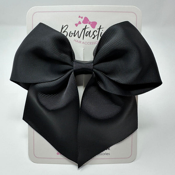 5 Inch Tail Bow - Black