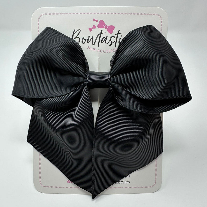 5 Inch Cheer Bow - Black