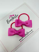 1.75 Inch Bow Thin Elastic - Garden Rose - 2 Pack