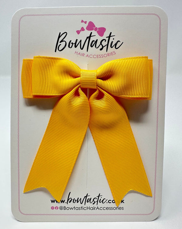 3.5 Inch Tail Bow - Yellow Gold