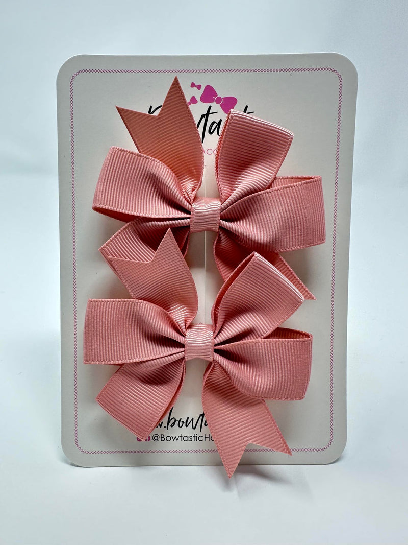 3 Inch Pinwheel Bow - Sweet Nectar - 2 Pack