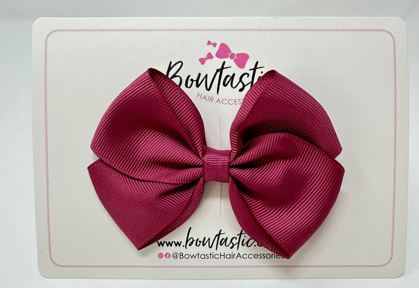 3.5 Inch Flat Bow - Victorian Rose