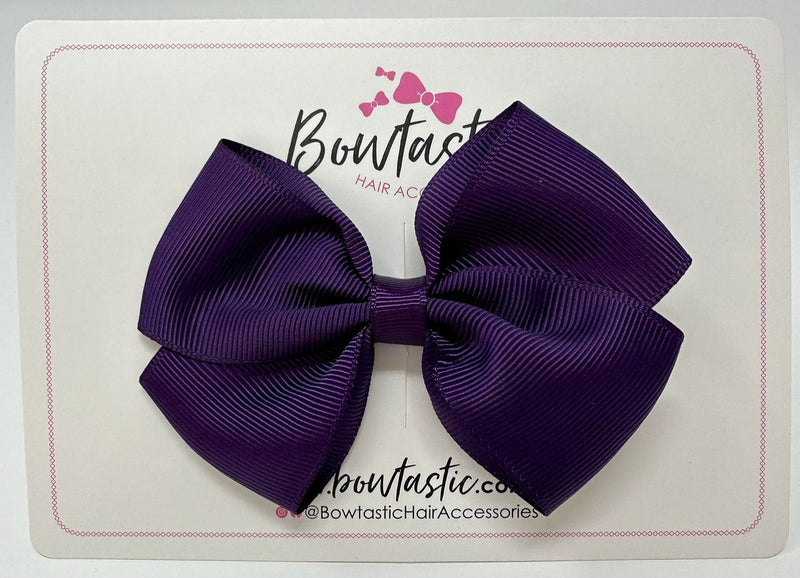 3.5 Inch Flat Bow - Plum