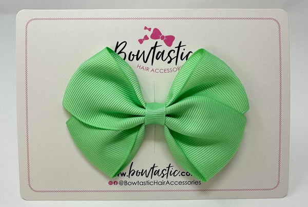 3.5 Inch Flat Bow - Mint Green