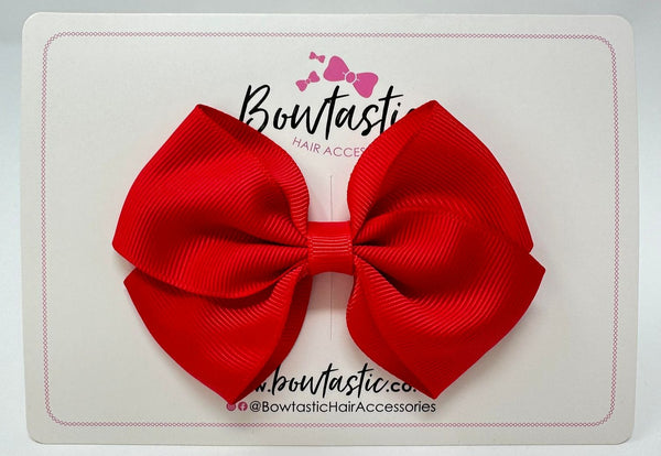3.5 Inch Flat Bow - Hot Red