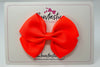 3.5 Inch Flat Bow - Neon Orange
