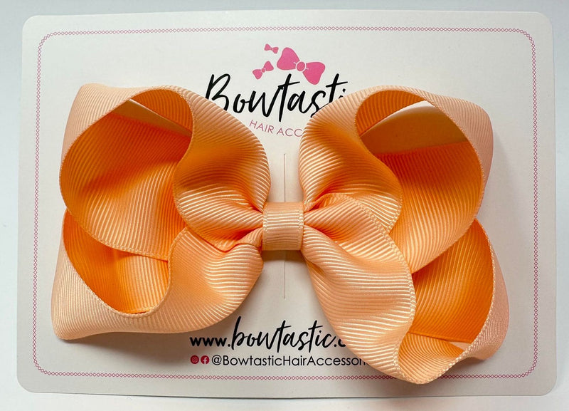 4.5 Inch Bow - Petal Peach