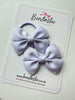 2.5 Inch Butterfly Bow Thin Elastic - Lilac Mist - 2 Pack