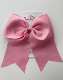 7 Inch Cheer Bow - Peony