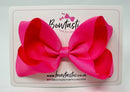 4.5 Inch Bow - Hot Pink