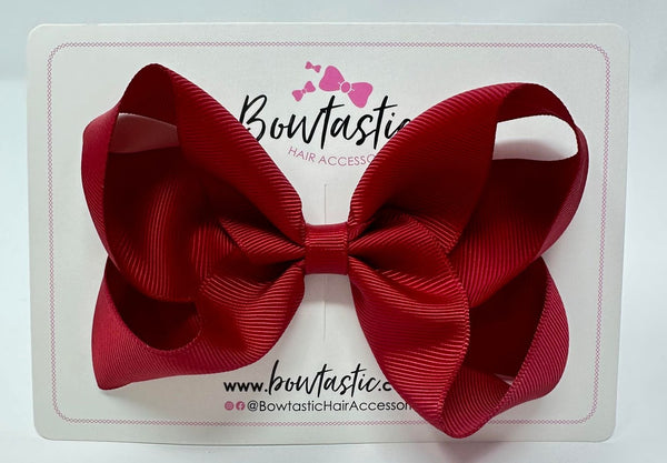 4.5 Inch Bow - Scarlet Red