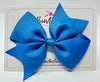 5 Inch Flat Bow - Capri Blue