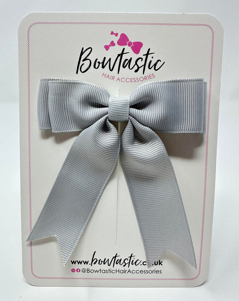 3.5 Inch Tail Bow - Shell Grey