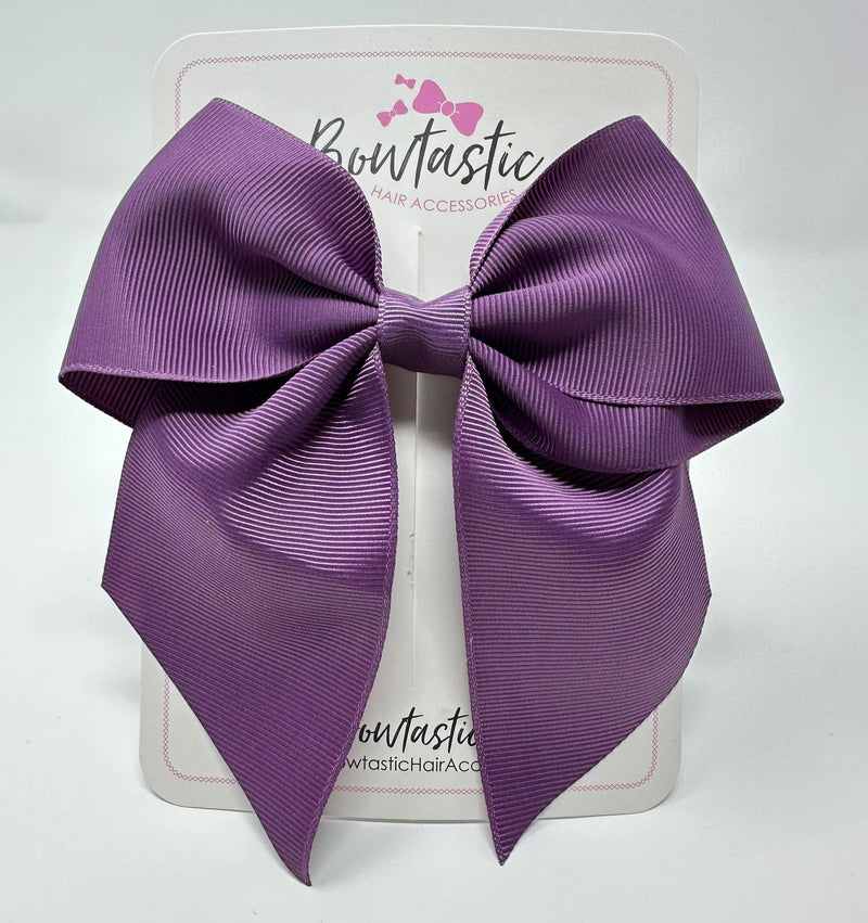 5 Inch Cheer Bow - Amethyst