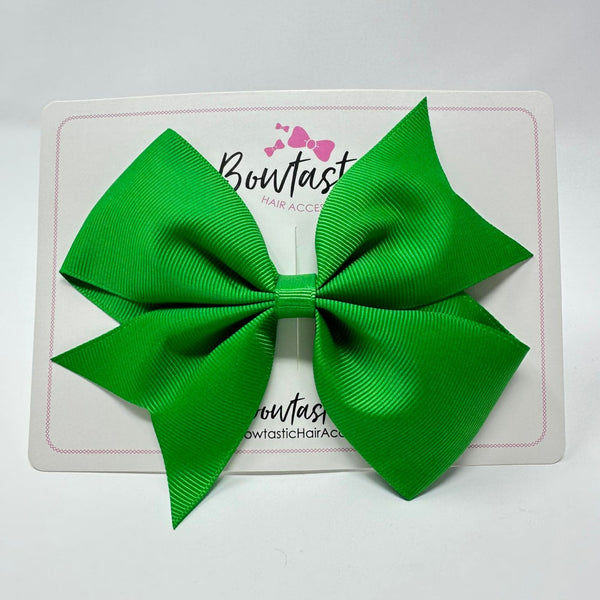 5 Inch Flat Bow - Emerald Green