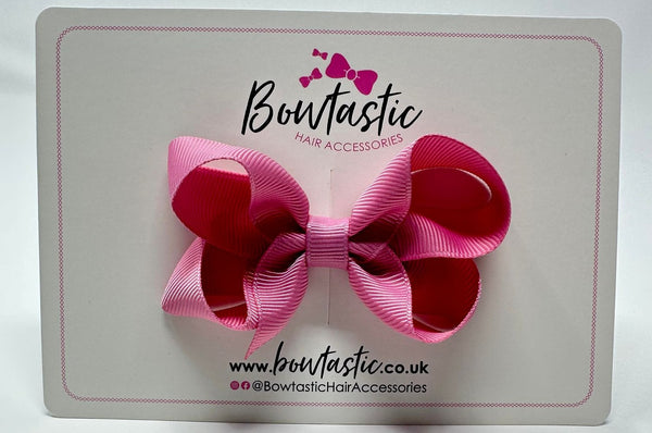 3 Inch Bow - Wild Rose