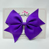 5 Inch Flat Bow - Regal Purple