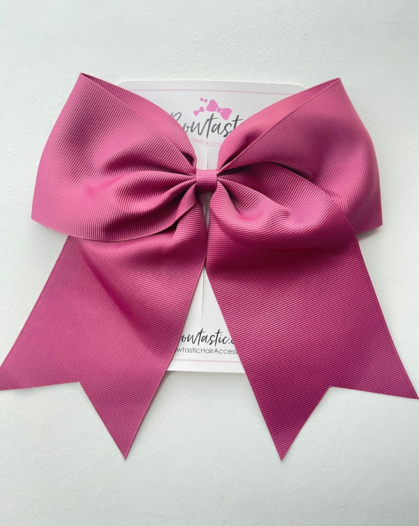 7 Inch Cheer Bow - Victorian Rose