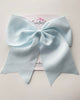 7 Inch Cheer Bow - Blue Vapor
