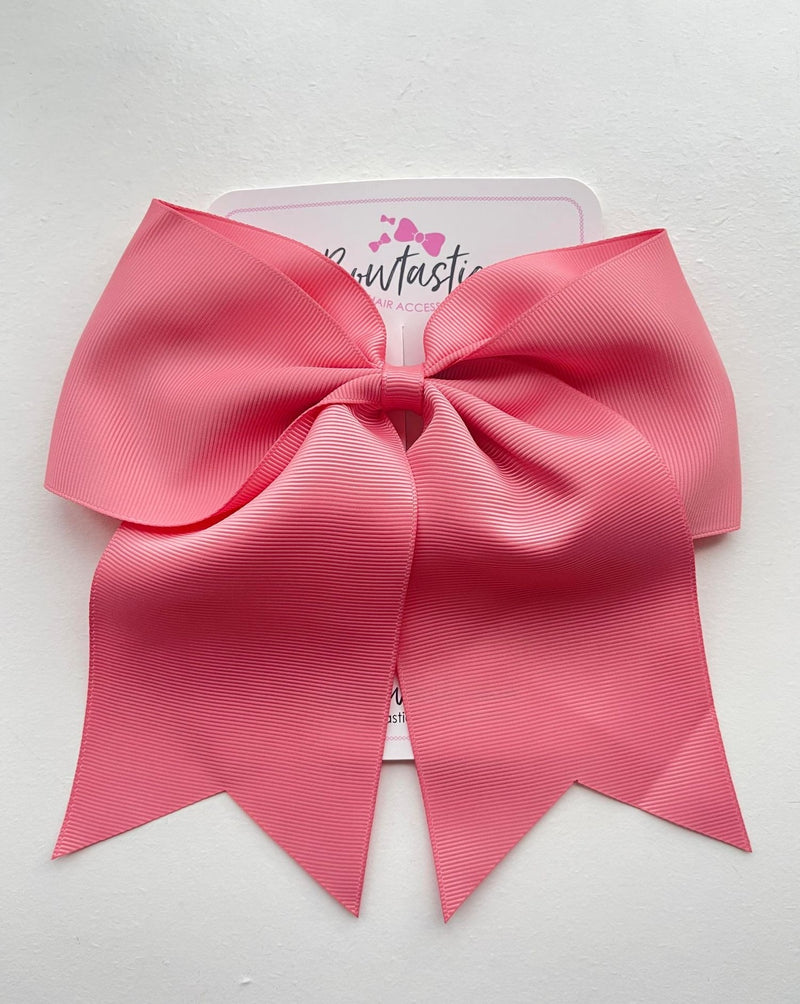 7 Inch Cheer Bow - Dusty Rose