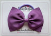 4.5 Inch Tuxedo Bow Bobble - Amethyst